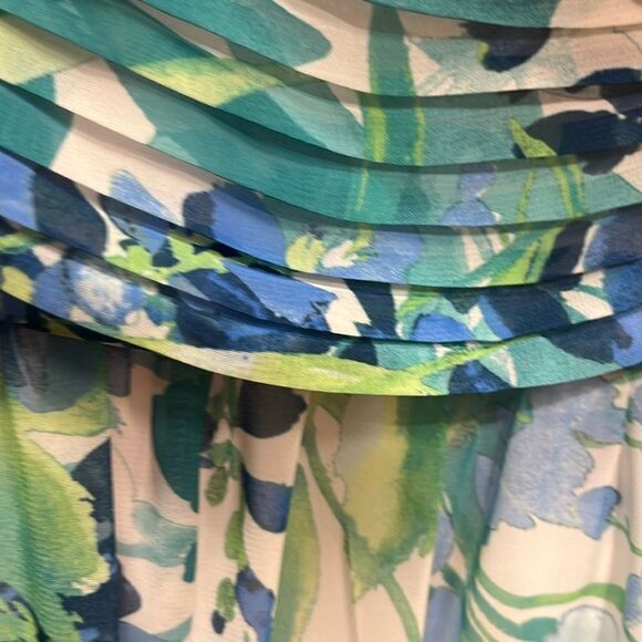 NWT Eliza J Halter Pleated Evening Dress Size 14 - Picture 5 of 7